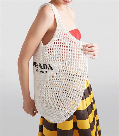 prada crochet dress|prada tote bag pattern.